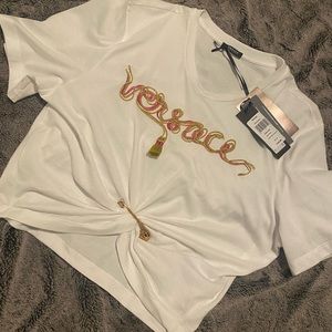 Versace crop top